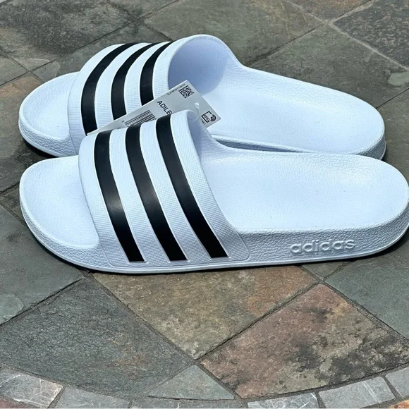 NEW ADIDAS Adilette Unisex Slides Sandals - Picture 2 of 4
